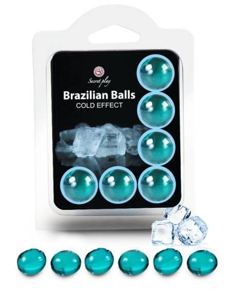 SECRETPLAY - SET 6 BALLES BRÉSILIENNES EFFET FROID