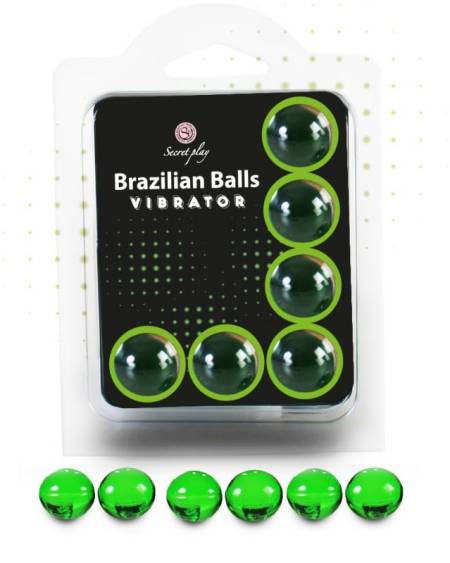 SECRETPLAY - SET 6 BOULES BRÉSILIENNES VIBRATEUR