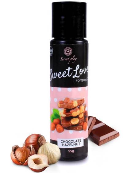 SECRETPLAY - GEL SWEET LOVE CHOCOLAT A LA NOISETTE 60 ML