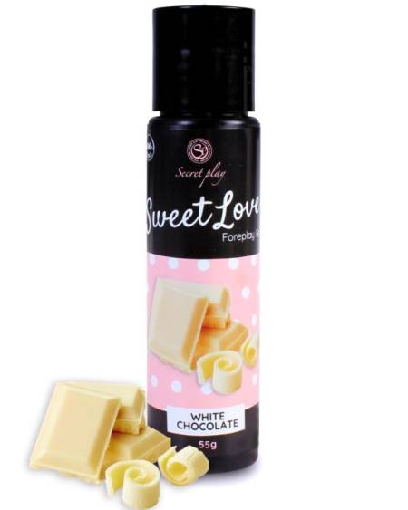 SECRETPLAY - GEL SWEET LOVE CHOCOLAT BLANC 60 ML