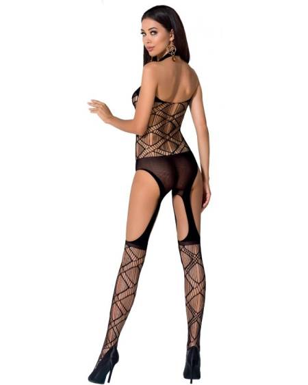 PASSION - WOMAN BS060 BODYSTOCKING NEGRO TALLA ÚNICA
