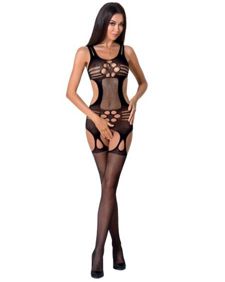 PASSION - WOMAN BS066 BODYSTOCKING NEGRO TALLA UNICA