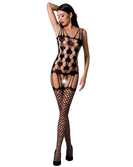 PASSION - WOMAN BS067 BODYSTOCKING ROJO TALLA UNICA