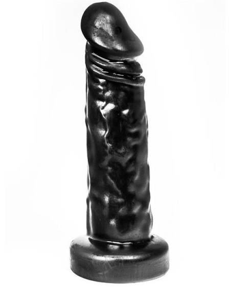HUNG SYSTEM - GODE RÉALISTE COULEUR NOIR JIMMY 27 CM