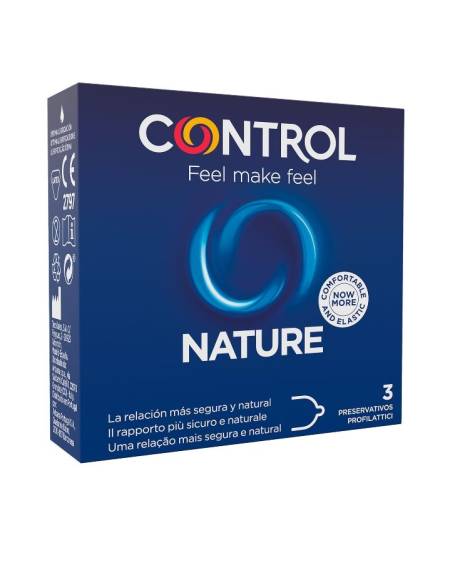 CONTROL - PRÉSERVATIFS ADAPTA NATURE 3 UNITÉS