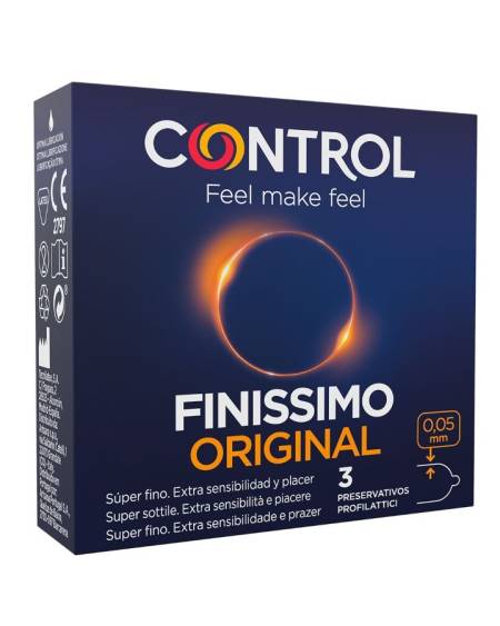 CONTROL - PRÉSERVATIFS FINISSIMO 3 UNITÉS