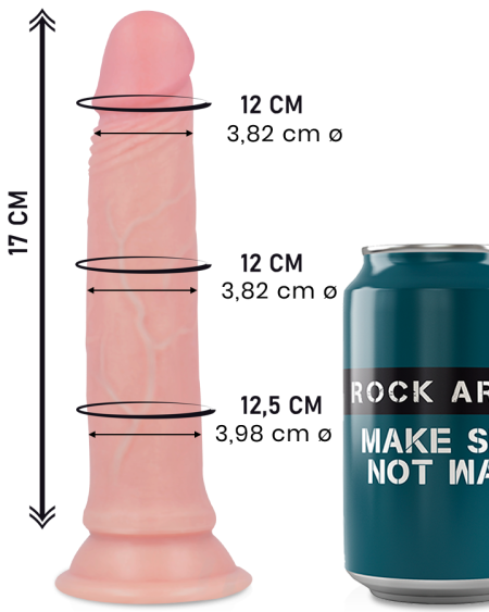 ROCKARMY - LIQUIDE SILICONE PREMIUM AVENGER REALISTIC 19 CM -O- 3.98 CM