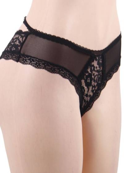QUEEN LINGERIE - CULOTTE DENTELLE FLORALE S/M