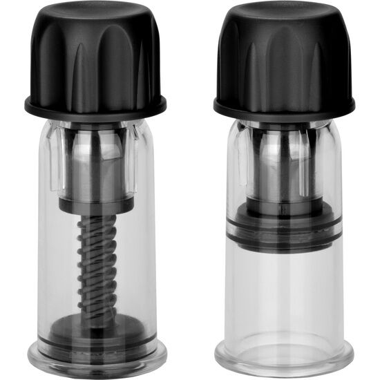 CALEXOTICS - VENTOUSES COLT AVEC ONDES STIMULANTES POUR LE TÉTON, NOIRES