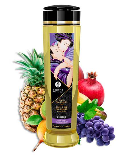 SHUNGA - HUILE DE MASSAGE ÉROTIQUE LIBIDO 240 ML