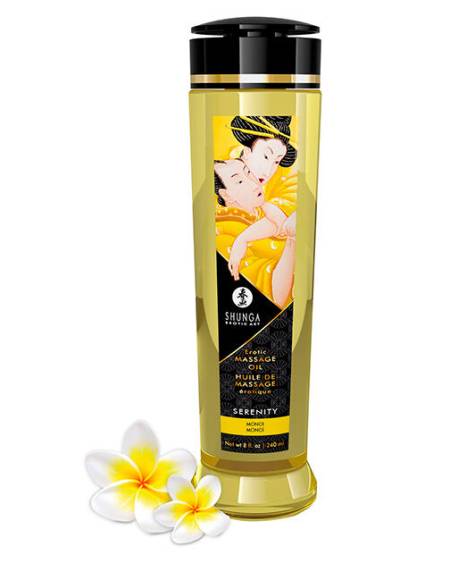 SHUNGA - HUILE DE MASSAGE ÉROTIQUE SÉRÉNITÉ 240 ML