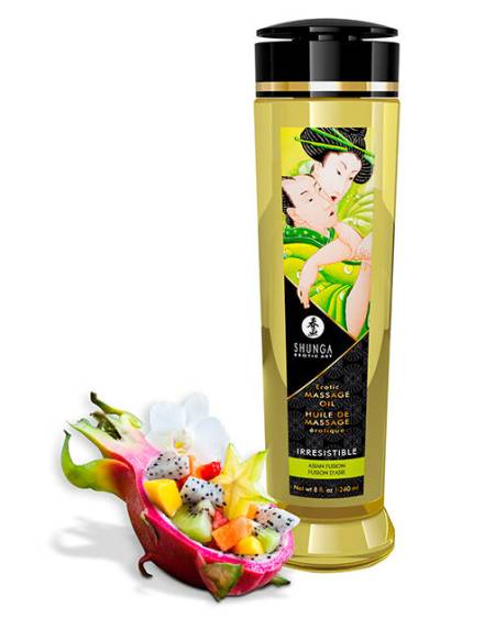 SHUNGA - HUILE DE MASSAGE ÉROTIQUE IRRESISTIBLE 240ML