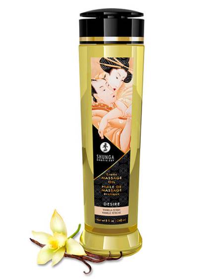 SHUNGA - HUILE DE MASSAGE ÉROTIQUE DÉSIR 240 ML