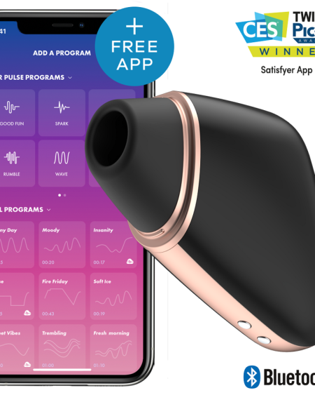 SATISFYER LOVE TRIANGLE ESTIMULADOR Y VIBRADOR - BLANCO
