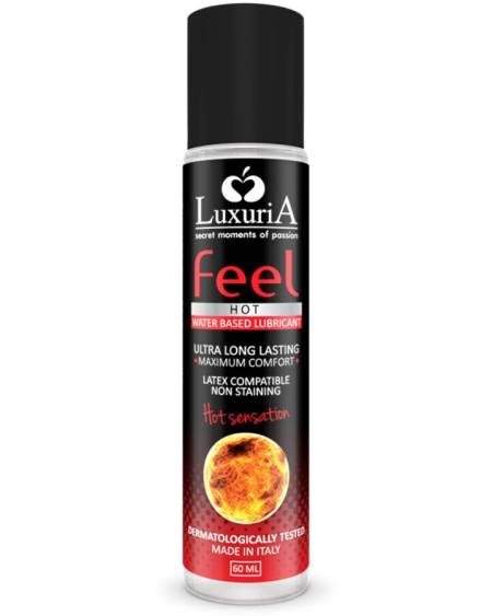 INTIMATELINE - LUXURIA LUBRIFIANT BASE D'EAU FEEL HOT SENSATION 60 ML