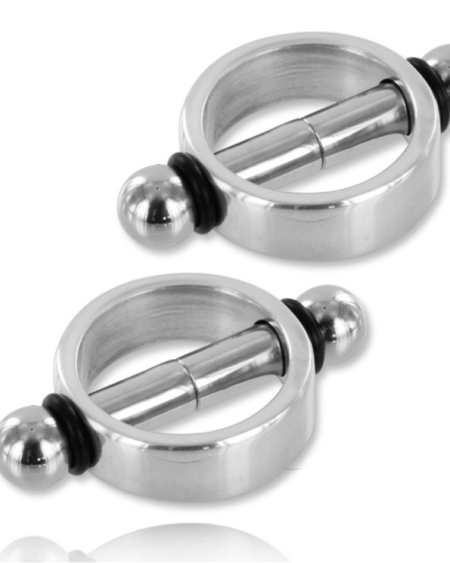 METAL HARD - PINCES  TÉTONS MAGNÉTIQUES DURS EN MÉTAL PAIRE