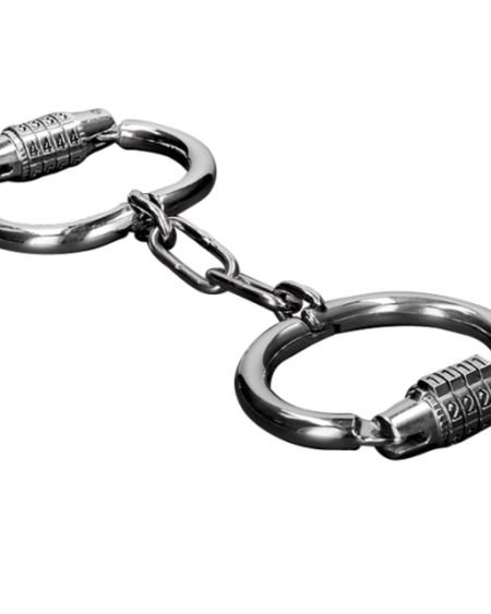 METAL HARD - MENOTTES DURES EN MÉTAL AVEC SERRURE  COMBINAISON