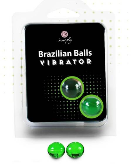 SECRETPLAY - SET DE 2 BALLES BRÉSILIENNES SHOCK