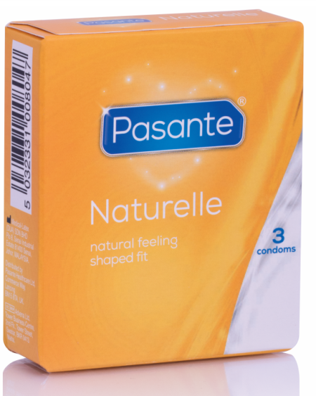 PASANTE - PRÉSERVATIF NATURELLE 3 PACK