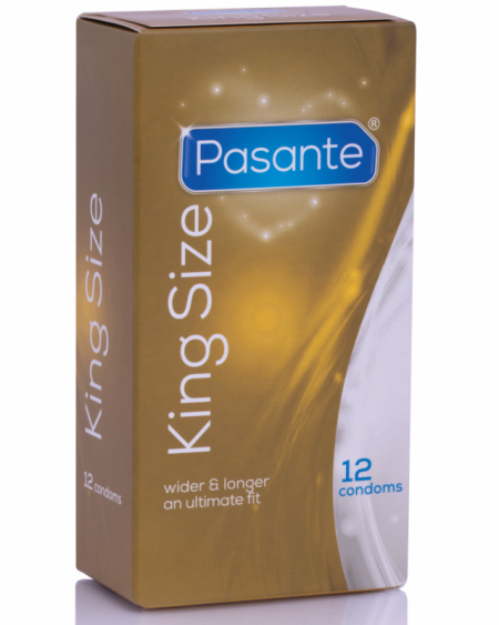PASANTE - LES PRÉSERVATIFS KING MS LONG ET LARGEUR 12 UNITÉS