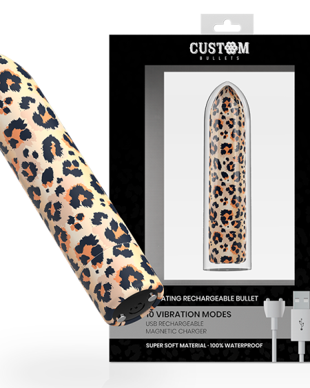 CUSTOM BULLETS - RECHARGEABLE LEOPARD 10 INTENSITIES