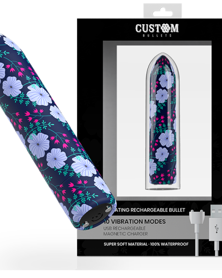 CUSTOM BULLETS - PERSONNALISÉS RECHARGEABLE PRINTEMPS 10 INTENSITIES