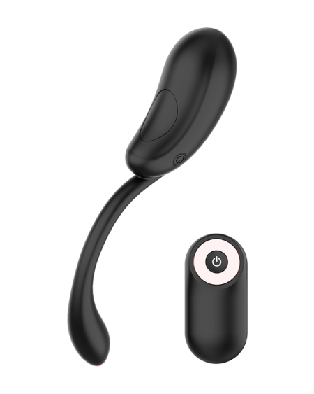 COQUETTE CHIC DESIRE - OEUF VIBRANT TÉLÉCOMMANDE RECHARGEABLE NOIR/OR