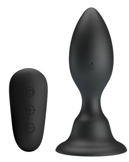 MR PLAY - PLUG ANAL AVEC TÉLÉCOMMANDE VIBRATION NOIRE