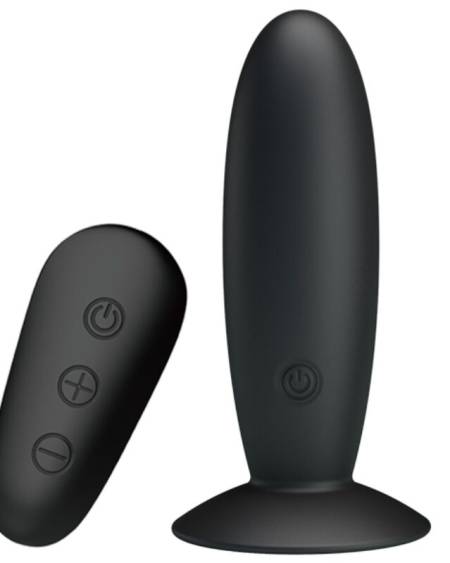 MR PLAY - PLUG ANAL AVEC TÉLÉCOMMANDE VIBRATION NOIRE