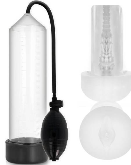PUMP ADDICTED - RX3 TRANSPARENT AVEC MANCHON DE PLAISANCE