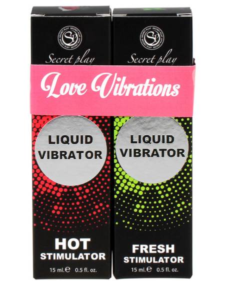 SECRETPLAY - VIBRATEUR LIQUIDE PACK LOVE VIBRATIONS