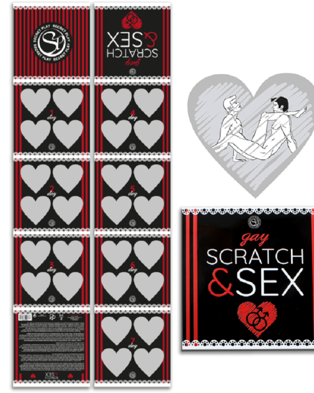 SECRETPLAY - JEU SCRATCH  SEX GAY COUPLES (ES/EN/FR/PT/DE)