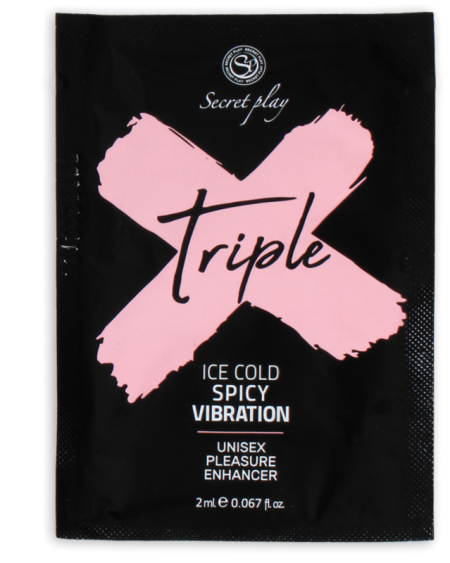 SECRETPLAY - UNIDOSE TRIPLE X INTENSIFICATEUR DE PLAISIR