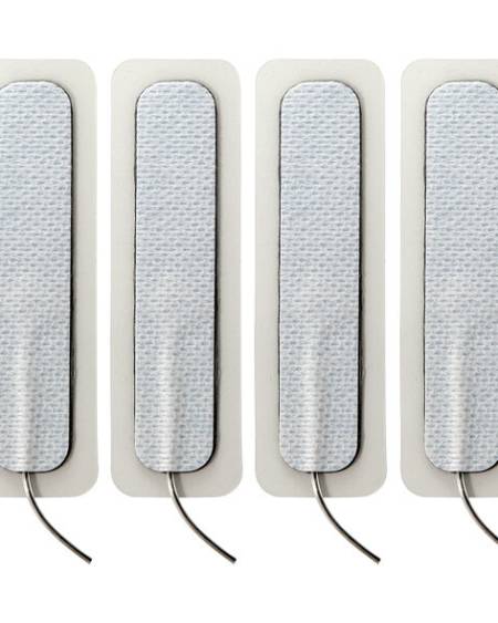 ELECTRASTIM - 4 X TAMPONS AUTO-ADHÉSIFS LONGS 1.5 CM X 7.5 CM