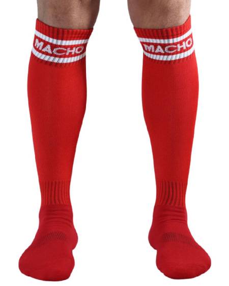 MACHO - CALCETINES LARGOS TALLA UNICA ROJO