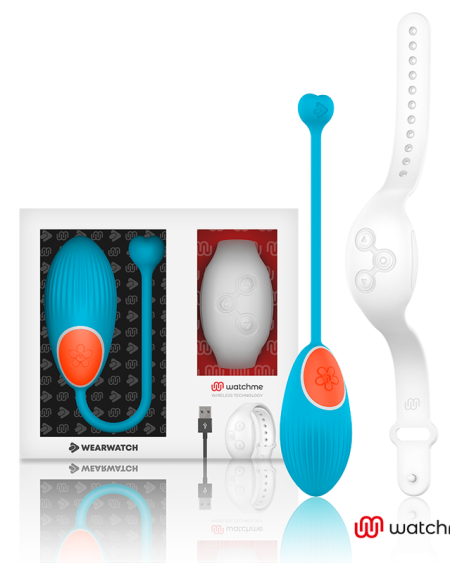 WEARWATCH - TÉLÉCOMMANDE WATCHME TECHNOLOGIE BLEU OEUF / NIVEO