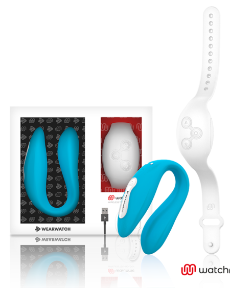 WEARWATCH - WATCHME VIBRATEUR DOUBLE TECHNOLOGIE INDIGO/NEIGE