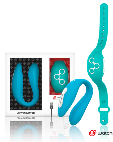 WEARWATCH - VIBRATEUR WATCHME DOUBLE TECHNOLOGIE INDIGO/EAU DE MER