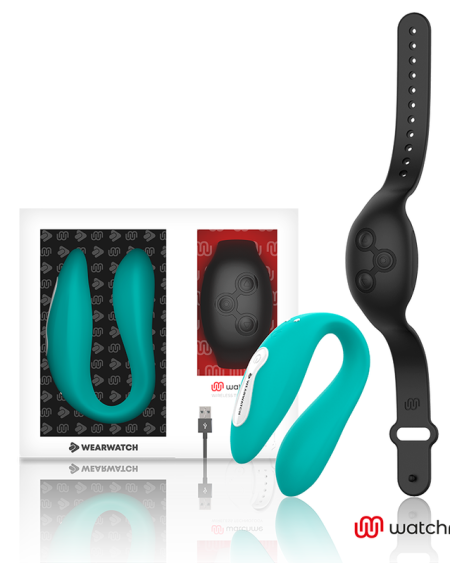 WEARWATCH - VIBRATEUR DOUBLE TECHNOLOGIE WATCHME AIGUE-MARINE / JET