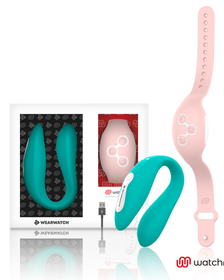 WEARWATCH - WATCHME VIBRATEUR DOUBLE TECHNOLOGIE EAU DE MER / ROSE
